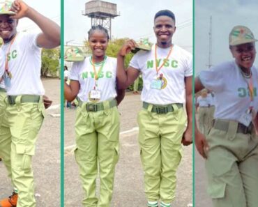 Lady and Her Husband Posted to The Same NYSC Orientation Camp Turn it Into Fun Event For 21 Days